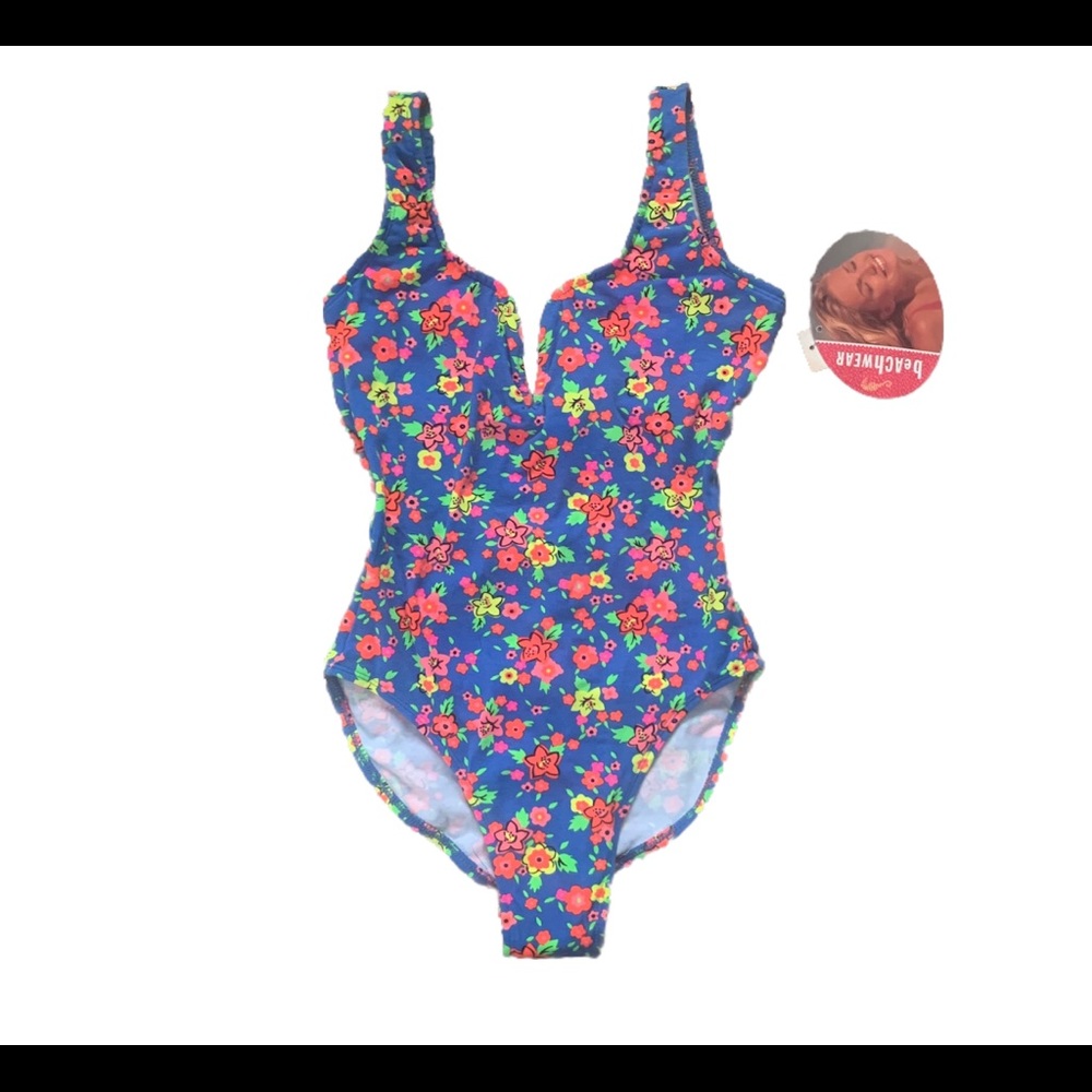 NWT Vintage pro spirit floral swimsuit